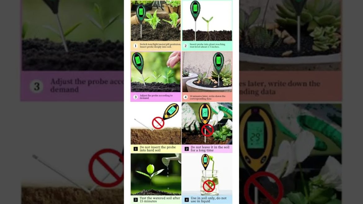 4 IN 1 Digital Soil Tester | Amazing garden products