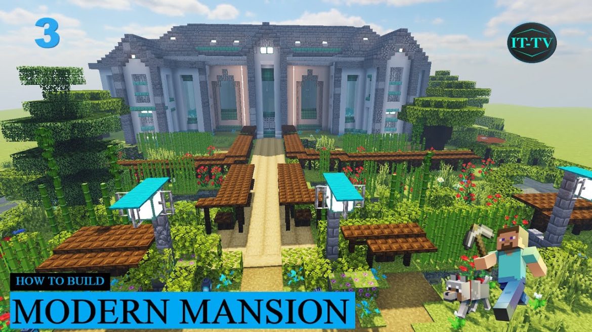 How To Build A BIG HOUSE In Minecraft? – (EASY) Mansion Tutorial 1.17 – Step By Step #3 How To Build A BIG HOUSE In Minecraft? - (EASY) Mansion Tutorial 1.17 - Step By Step #3