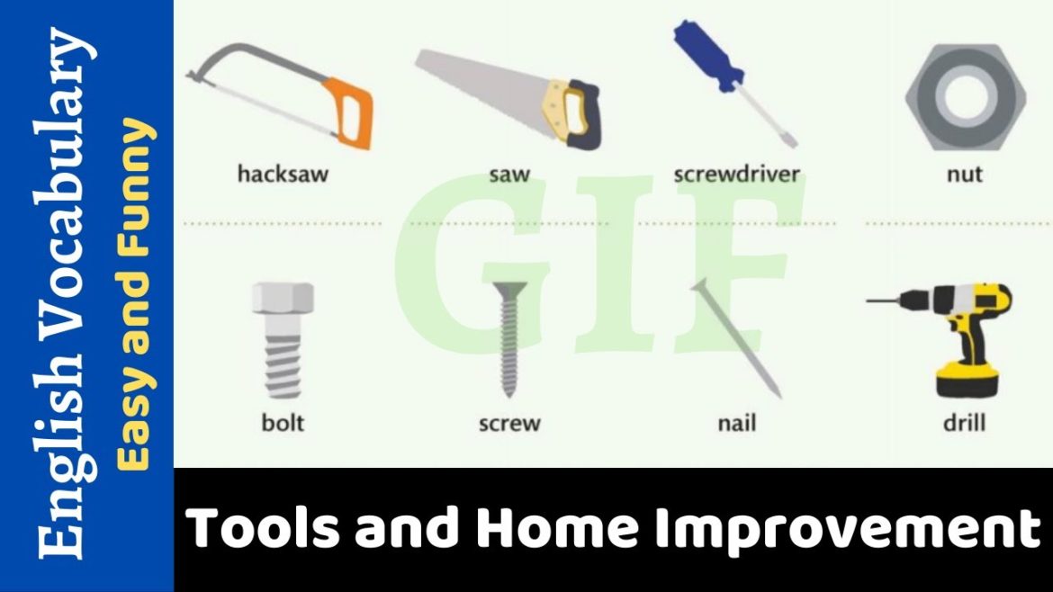 Learn Vocabulary By Topics-Tools and Home Improvement-Gardening Equipment #013