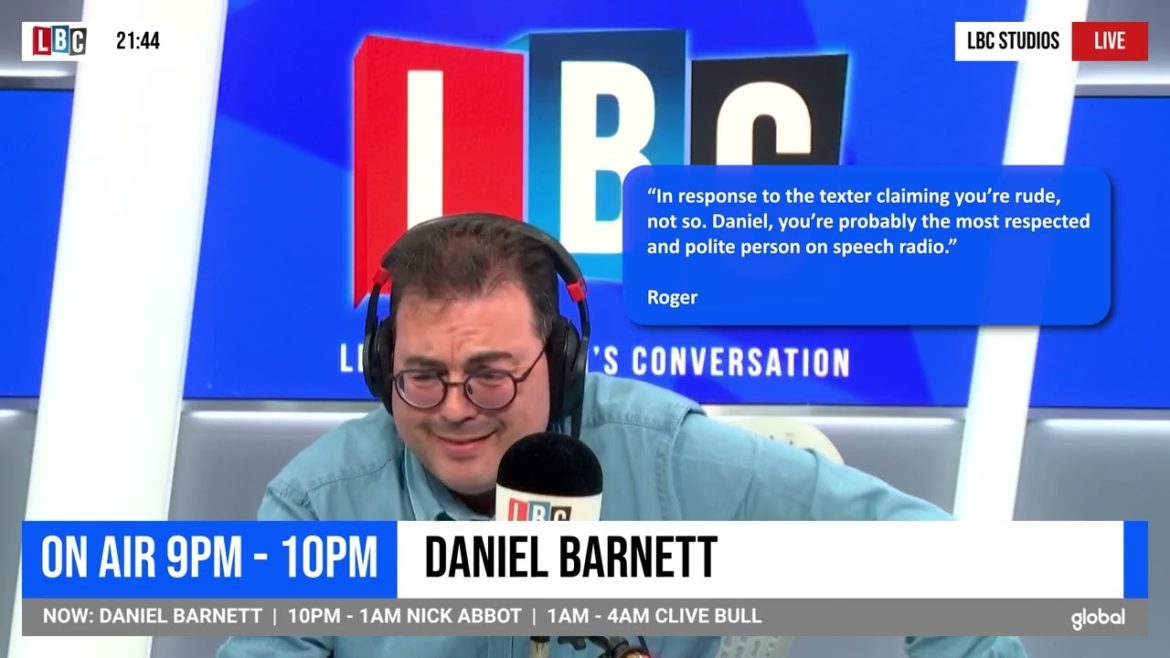 Is Daniel Barnett RUDE to callers?  You decide [LBC Legal Hour]