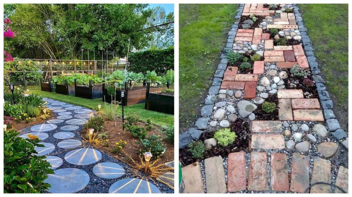 Paving paths near the house, in the yard and garden! 30 examples for inspiration!