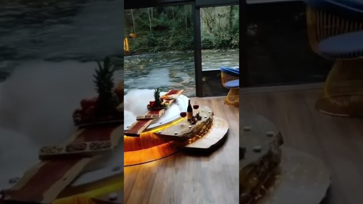 Lakeside Tiny House !  Airbnb Tiny Home ! #shorts