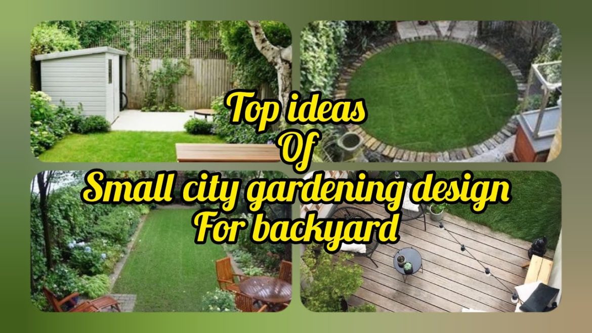 NEW Small City Garden Design - Beautiful Small Garden | Garden Aesthetic