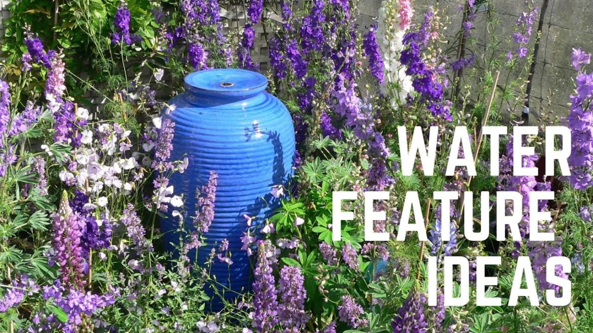 Water Feature Ideas - Garden Inspiration Backyard & Front Yard Landscape Design Landscaping Makeover