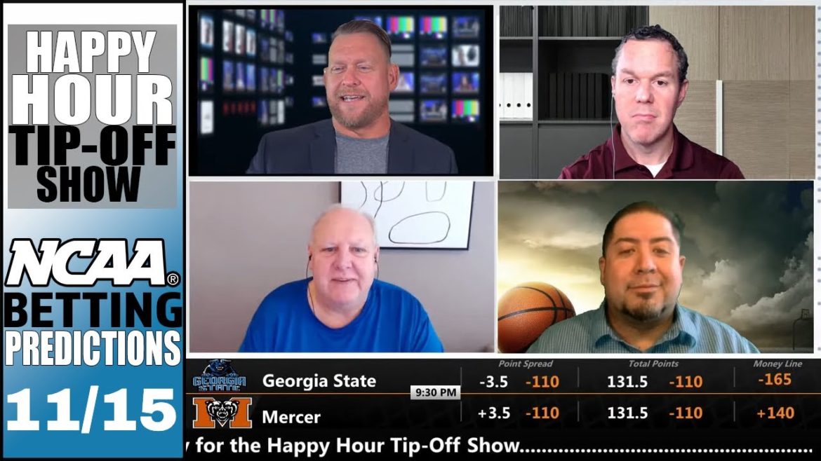 College Basketball Picks, Predictions and Odds | Happy Hour Tip-Off Show for November 15 College Basketball Picks, Predictions and Odds | Happy Hour Tip-Off Show for November 15