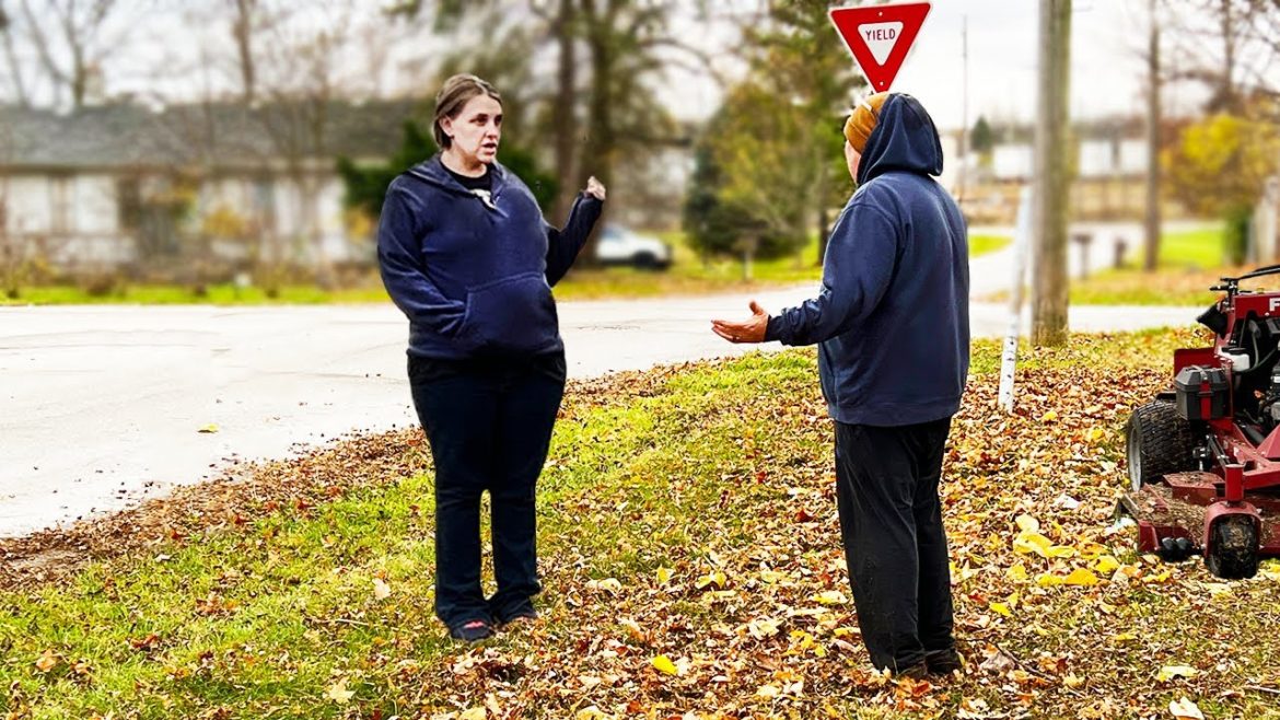 ANGRY Karen CONFRONTS Me while Mowing Elderly's Yard..