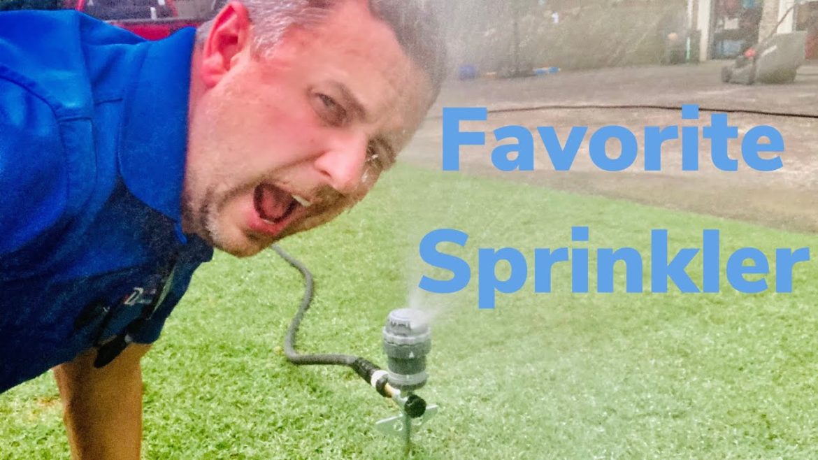 My FAVORITE above ground SPRINKLER!