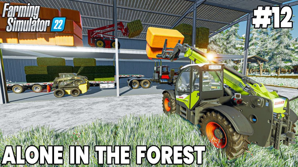 Stocking Supplies for 213,000$ Livestock delivery - Farming Simulator 22 Timelapse