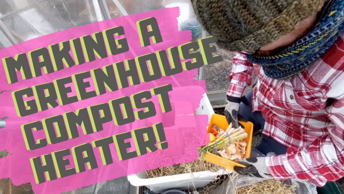 Making a greenhouse Compost Heater - Gardening ideas - vegetable gardening