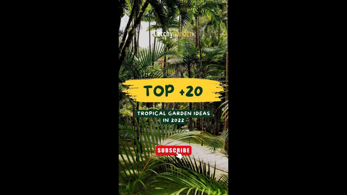 +20 Best Tropical Garden Ideas in 2022 🌴☘️🌳 // #short  #shortsvideo