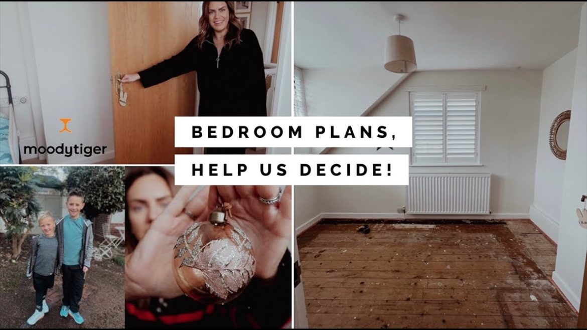NEW BEDROOM PLANS, HELP US DECIDE WHAT TO DO | CHRISTMAS AND moodytiger HAUL