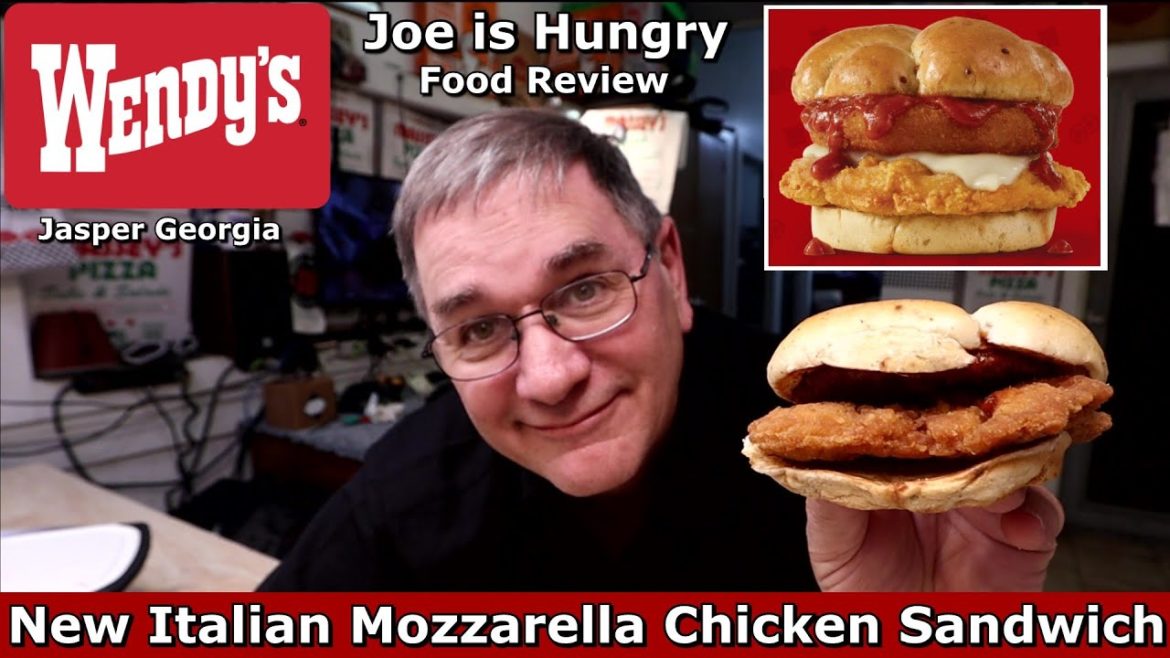 Wendy's® New Italian Mozzarella Chicken Sandwich Review | Joe is Hungry 🥪🧀🐔🥪🧀🐔 Wendy's® New Italian Mozzarella Chicken Sandwich Review | Joe is Hungry 🥪🧀🐔🥪🧀🐔