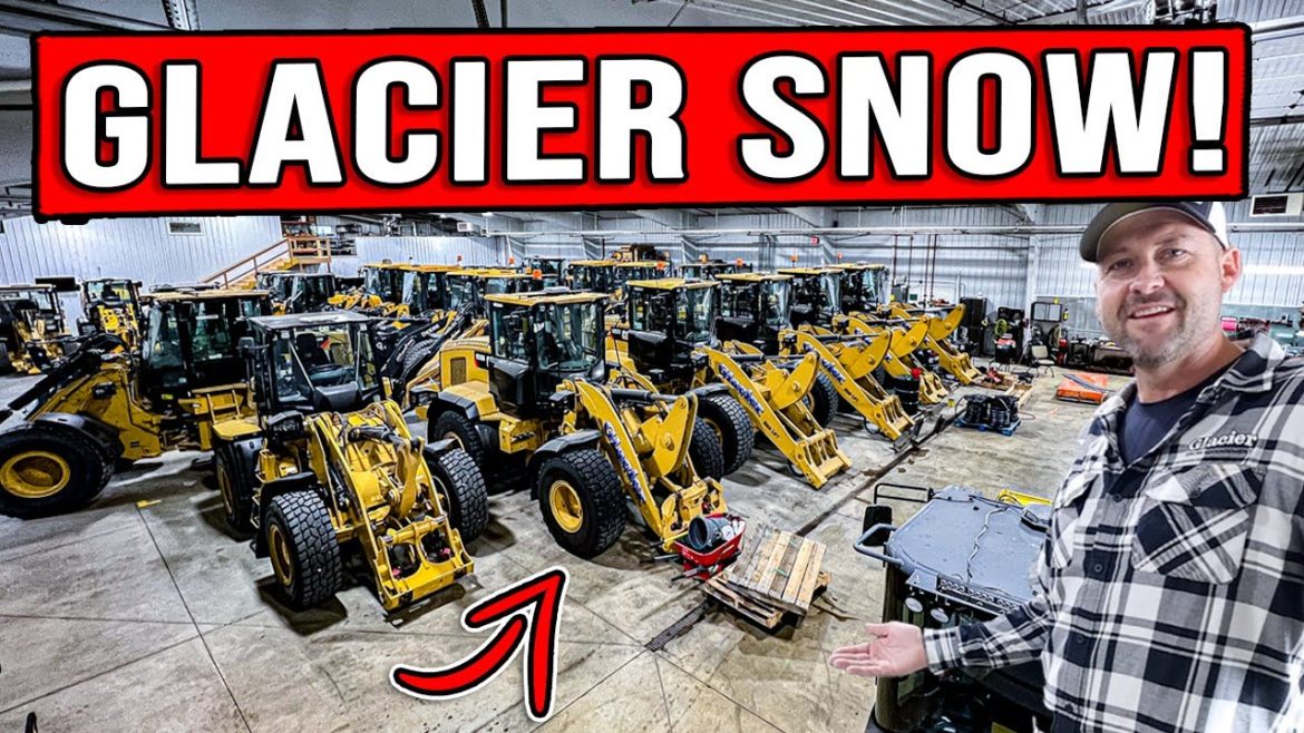 The MOST Commercial SNOW Equipment I've Ever Seen In 1 Location! (60+ Sectionals & Loaders!)