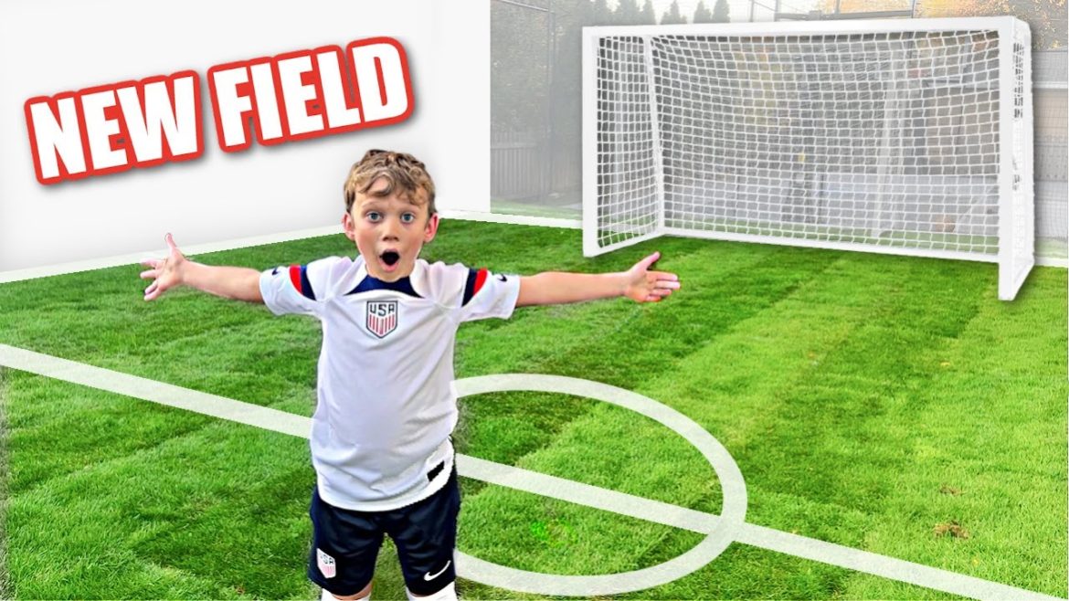 We Built a Soccer Field in Our Backyard