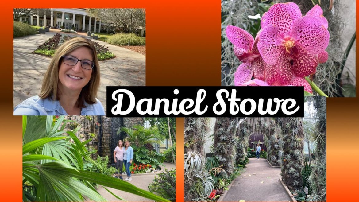 Orchids and Tropical Gardens at Daniel Stowe Botanical Garden in Belmont NC in November. Orchids and Tropical Gardens at Daniel Stowe Botanical Garden in Belmont NC in November.