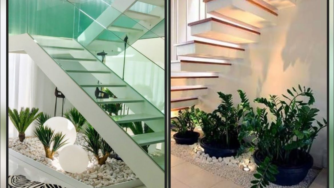 Amazing Small Garden Designs Under Staircase 2022 | Understairs Plant Decoration Ideas