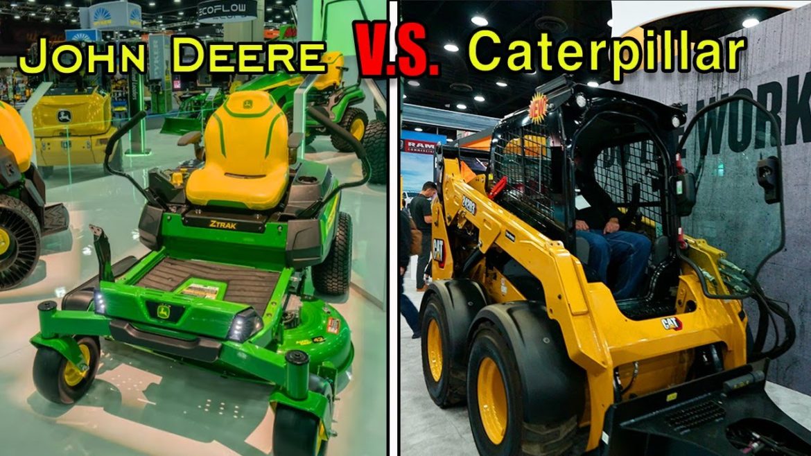CAT V.S. John Deere at the Worlds LARGEST Equipment Expo