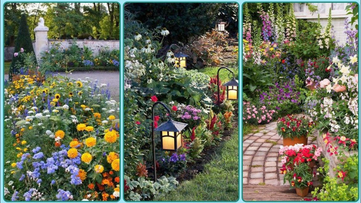 Fabulous & Colorful Garden Designs _ Garden Organization With Colorful Flower