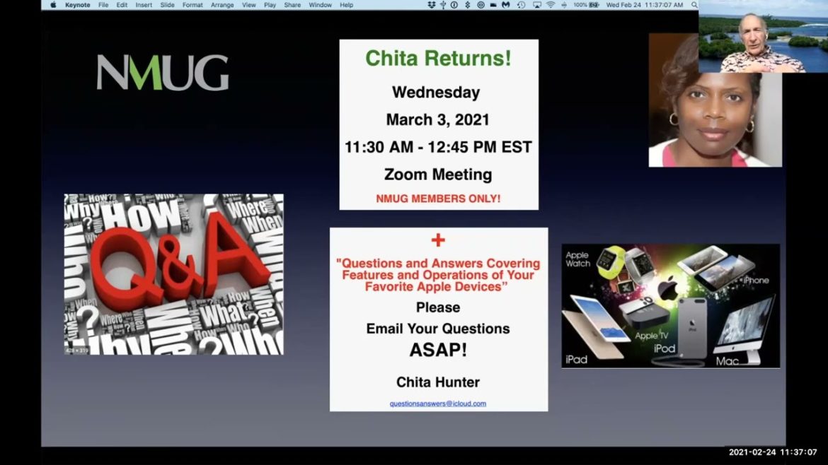 FEB 24 2021 NMUG Meeting, Bus and Reflection Pictures PRESENTED BY Alan Weinstein