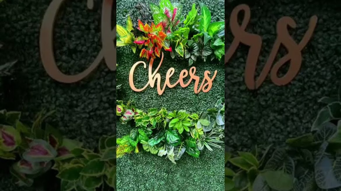 Enjoy #urban #tropical themed #champagne #party! #decor #oasis #backdrop #cheers #backyard #garden Enjoy #urban #tropical themed #champagne #party! #decor #oasis #backdrop #cheers #backyard #garden