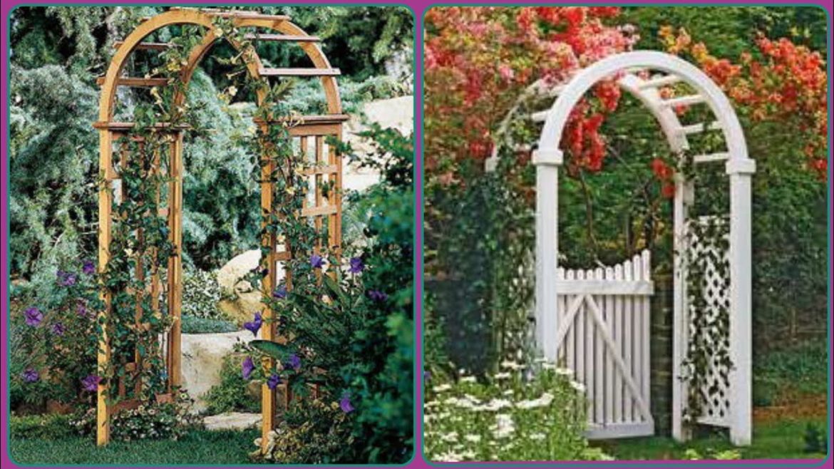 Fabulous And Most Elegant Garden Flower Arbor Designs