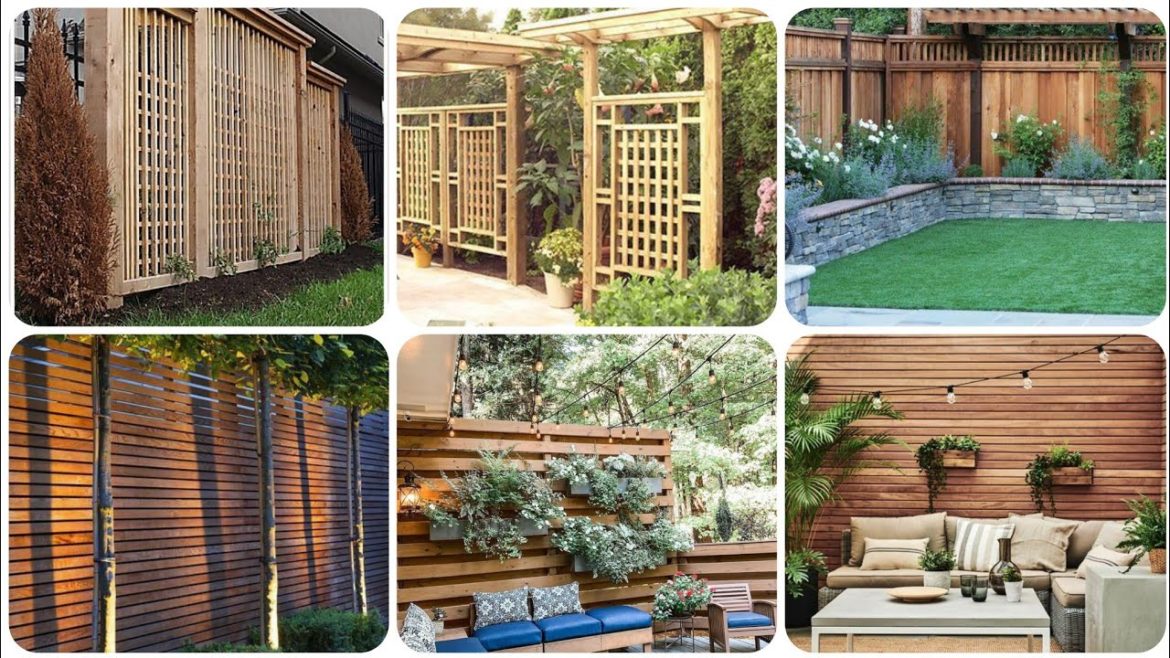 #garden#fence//100 fence ideas of front yard//farm house fence//