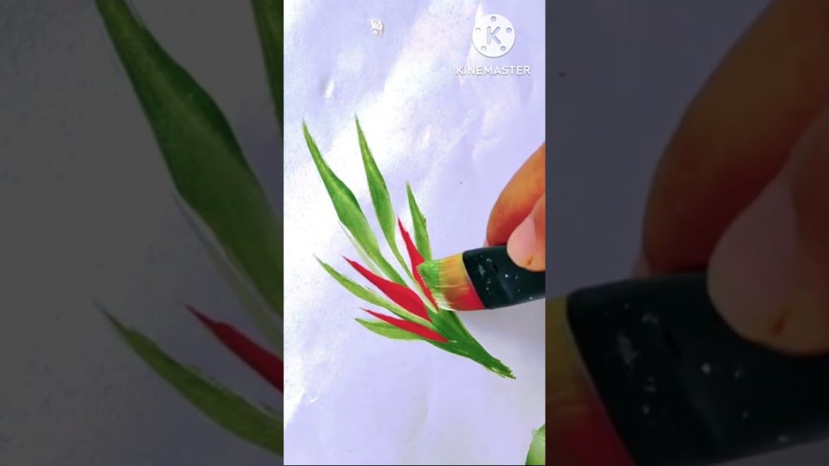 Flower arengement  #short  #trending   #painting