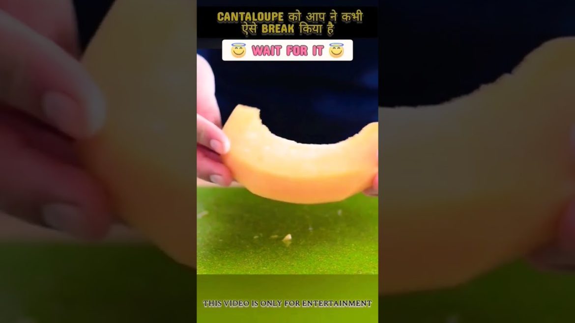 Cantaloupe को cut करने की ninja technique 😳👌😲🌿😍🔥😇🤩 Cantaloupe को cut करने की ninja technique 😳👌😲🌿😍🔥😇🤩