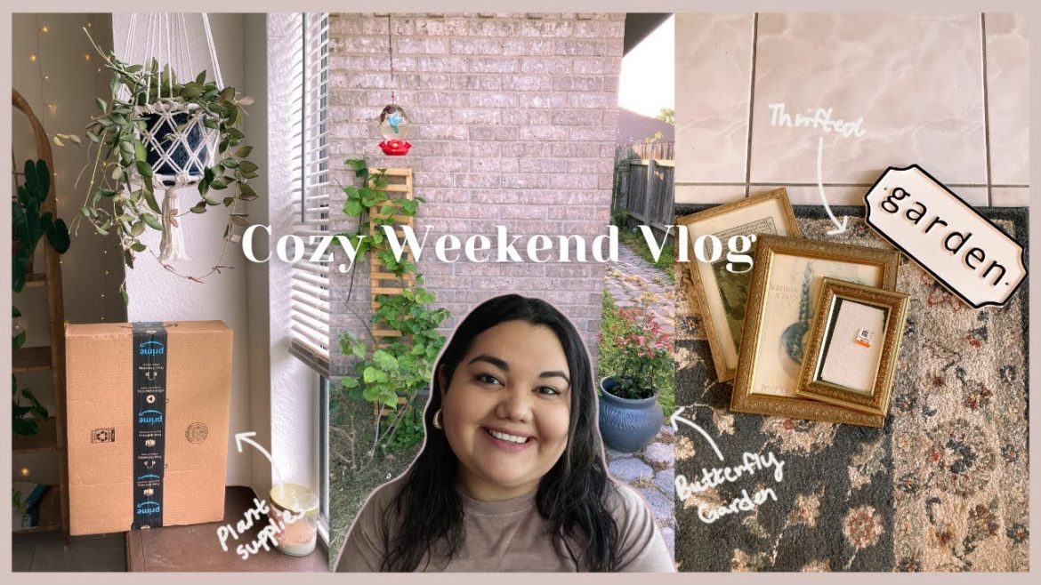 Cozy Weekend Vlog 🦋 | Thrift Haul + Butterfly Garden Update + Plant Supplies Unboxing Cozy Weekend Vlog 🦋 | Thrift Haul + Butterfly Garden Update + Plant Supplies Unboxing