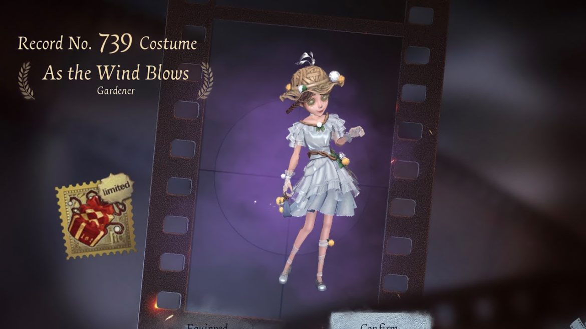 Identity V | Gardener’s Limited Logic Path Skin! | “As The Wind Blows” Gameplay + OP Kites & Acc