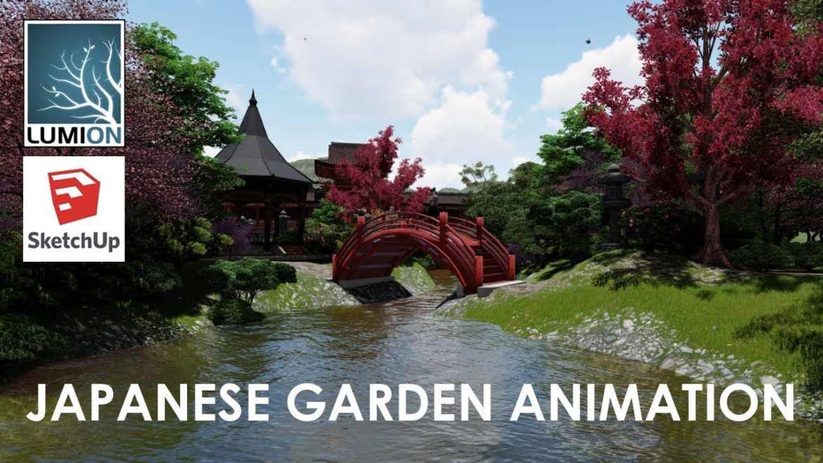 Lumion render animation video + Sketchup – Japanese Garden | Architectural flythrough Lumion render animation video + Sketchup - Japanese Garden | Architectural flythrough