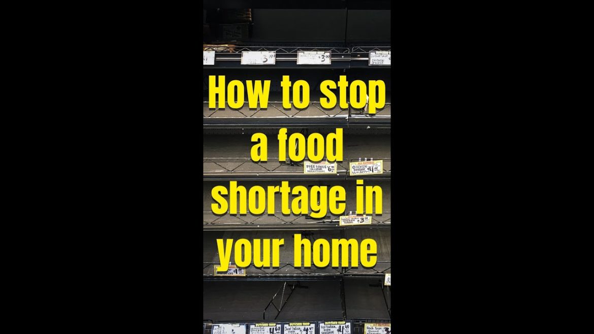 How to STOP a Food Shortage #shorts