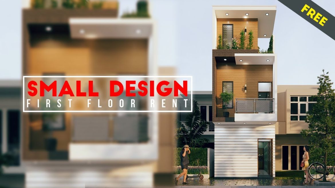 💥💥💥11 by 37 feet small house with roof top garden || rent purpose house plan#165