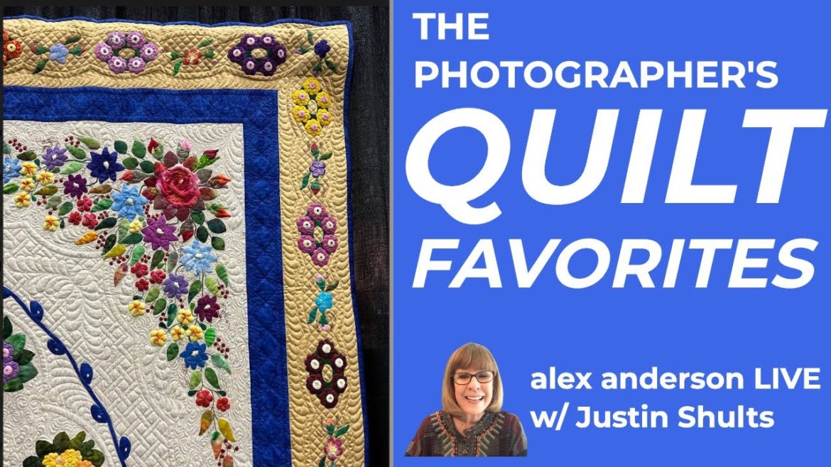 Alex Anderson LIVE - The Photographer's Quilt Favorites from Houston 2022