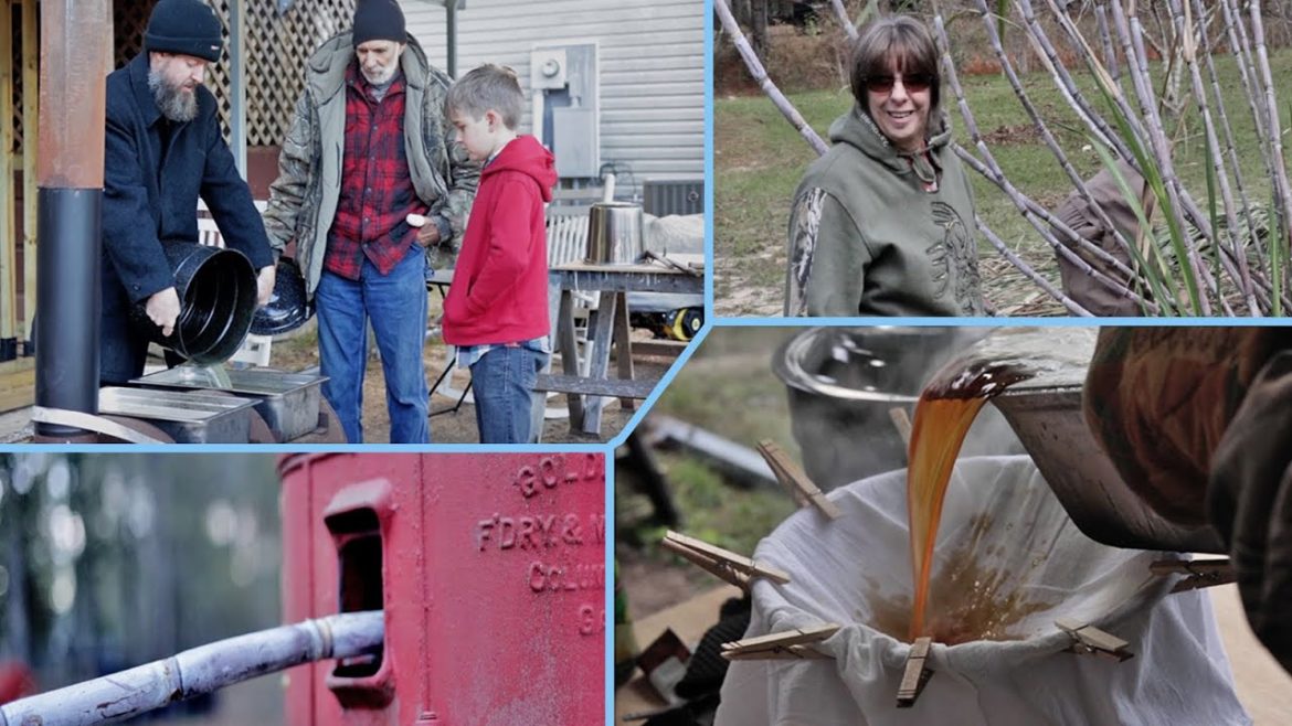 Making Cane Syrup on a Backyard Scale with Danny and Wanda (From Growing Cane to Finished Syrup)