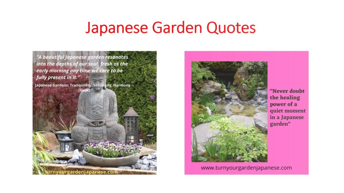 Japanese Garden Quotes - Inspired by the world's oldest and most beautiful gardens
