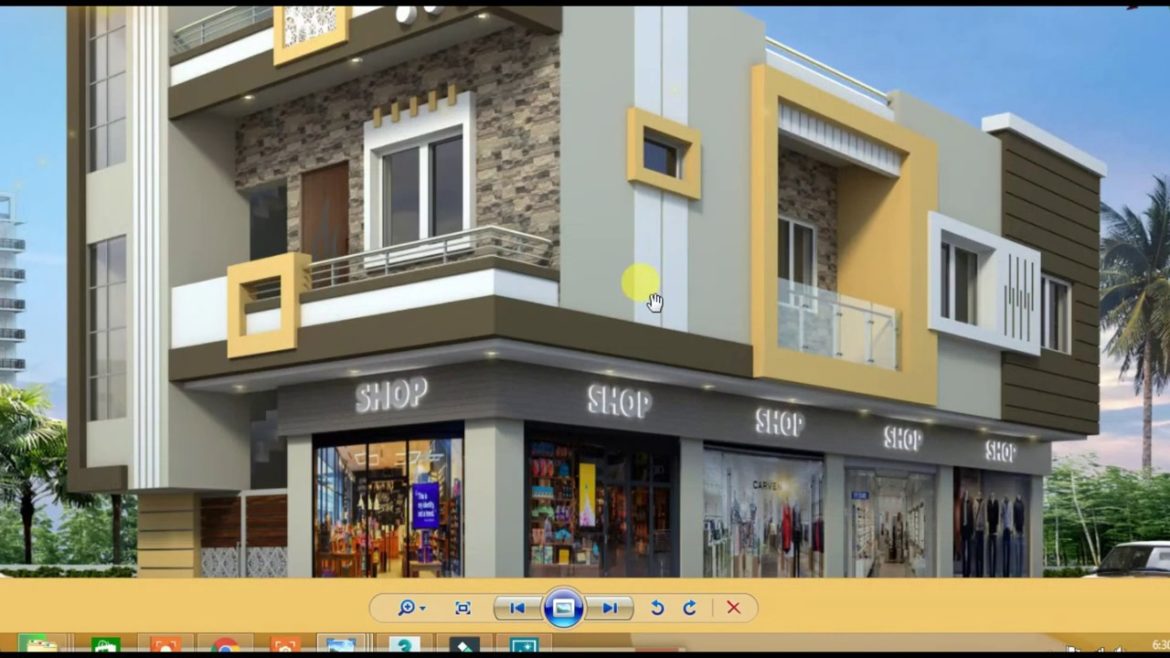 25x50 ft SHOPS AND RENT PURPOSE HOUSE PLAN & HOUSE FRONT  DESIGN | LATEST HOME ELEVATION DESIGN 2021