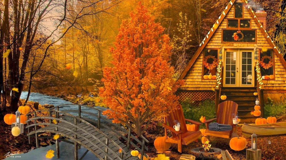 Beautiful Relaxing Music, Peaceful Soothing Instrumental Music, "Autumn Cozy Cottage" by Tim Janis