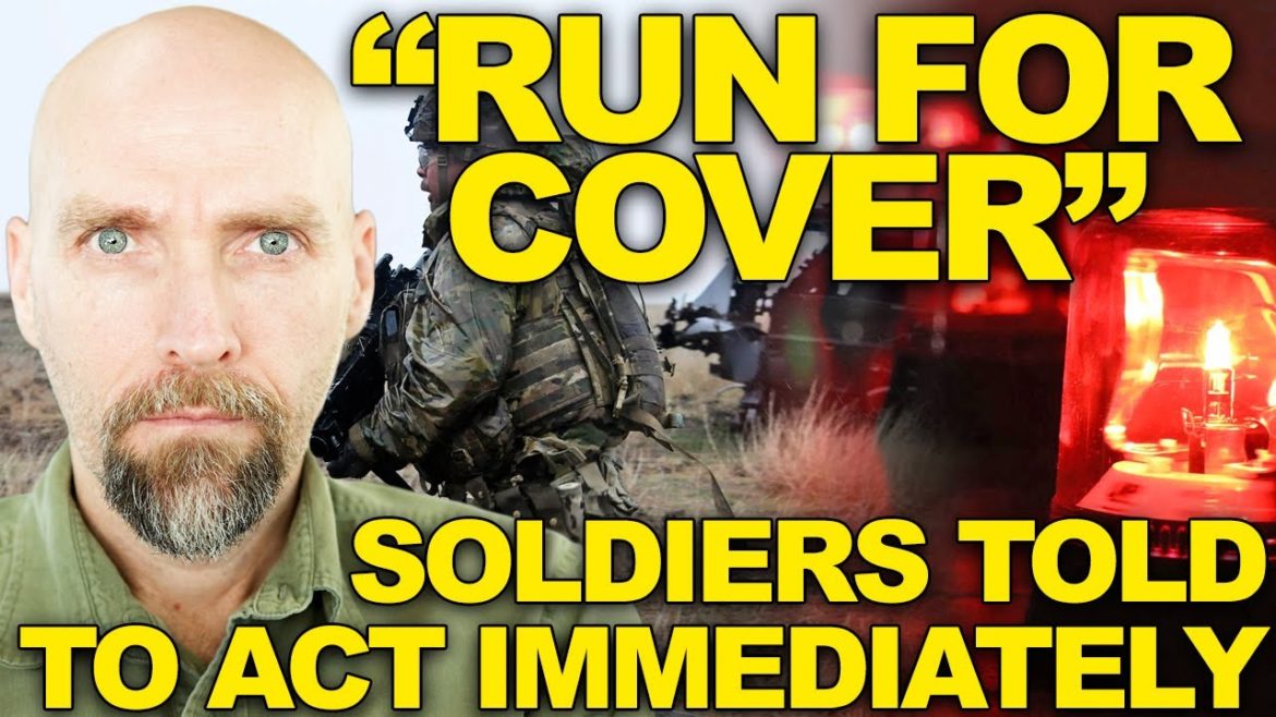 SOLDIERS TOLD TO RUN FOR SHELTER. NORTH KOREAN WAR ON THE WAY.