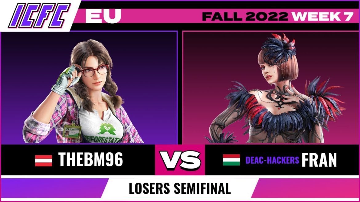 TheBM96 (Julia) vs Fran (Anna) Losers Semifinal - ICFC EU Tekken 7 Fall 2022 Week 7
