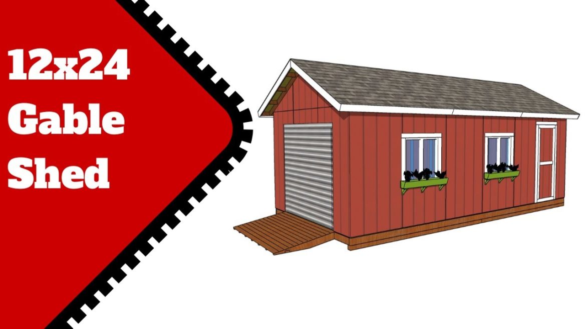 How to Build a 12×24 Gable Shed How to Build a 12x24 Gable Shed