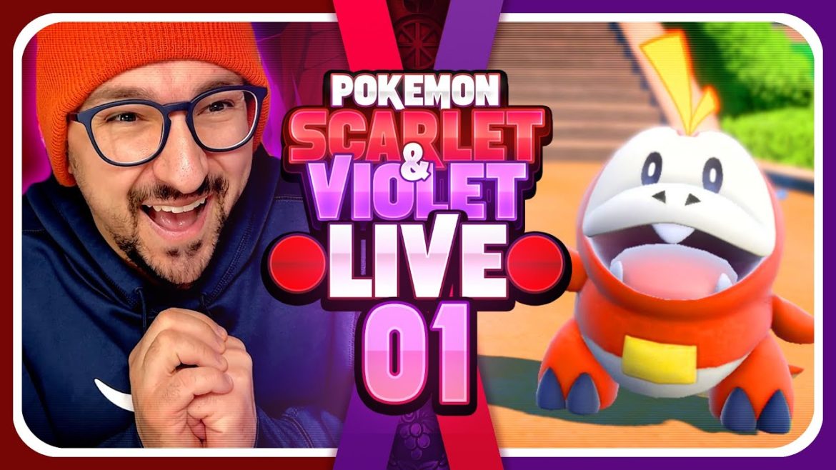POKÉMON SCARLET & VIOLET • FIRST PLAYTHROUGH • STREAM 01