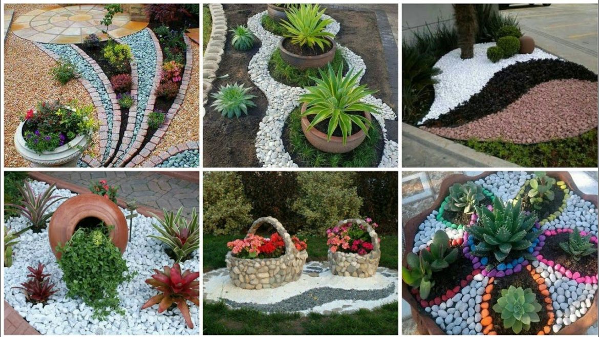 Creative Modern Rock Gardens Landscaping ideas _Budget rock diy gardens designs