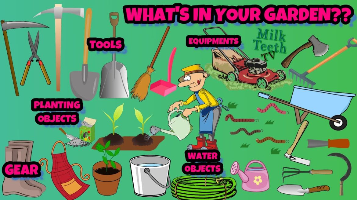 List of Gardening Tools and Garden Vocabulary in English | Learn Names of Objects In the Garden List of Gardening Tools and Garden Vocabulary in English | Learn Names of Objects In the Garden