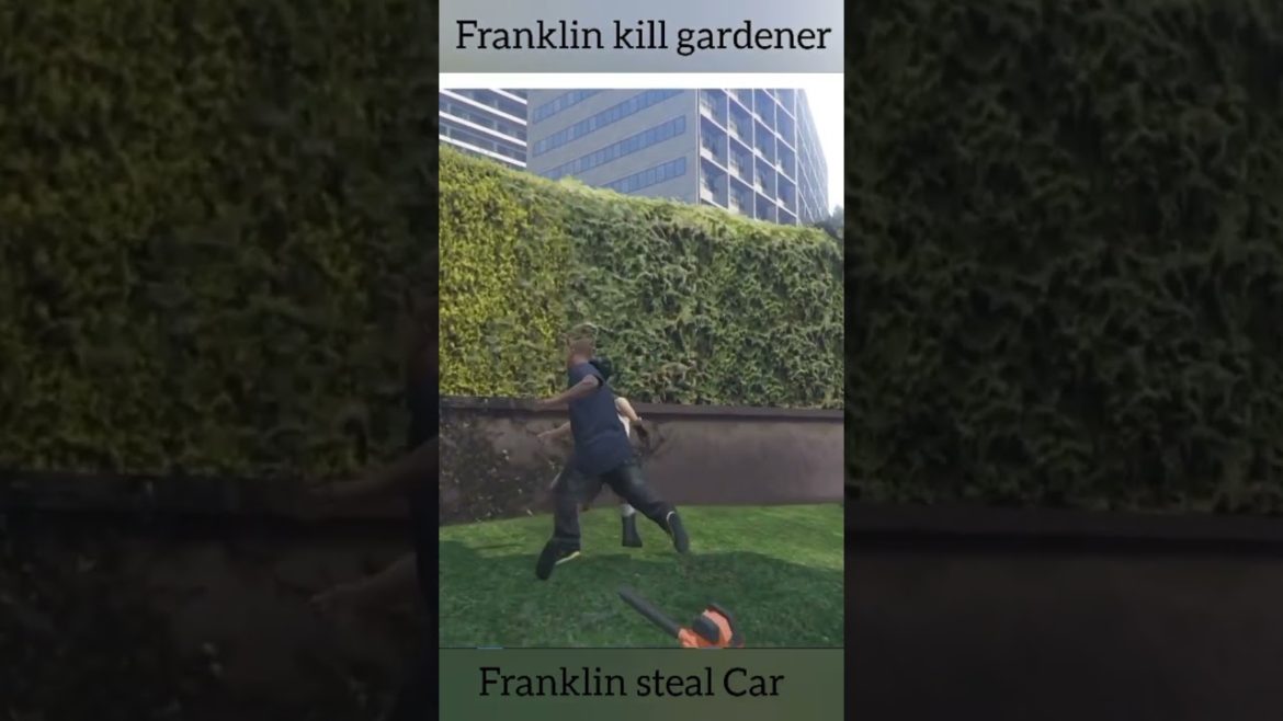 Frankiln Kill Micheal Gardener #shorts #gta5 #youtubeshorts #viral