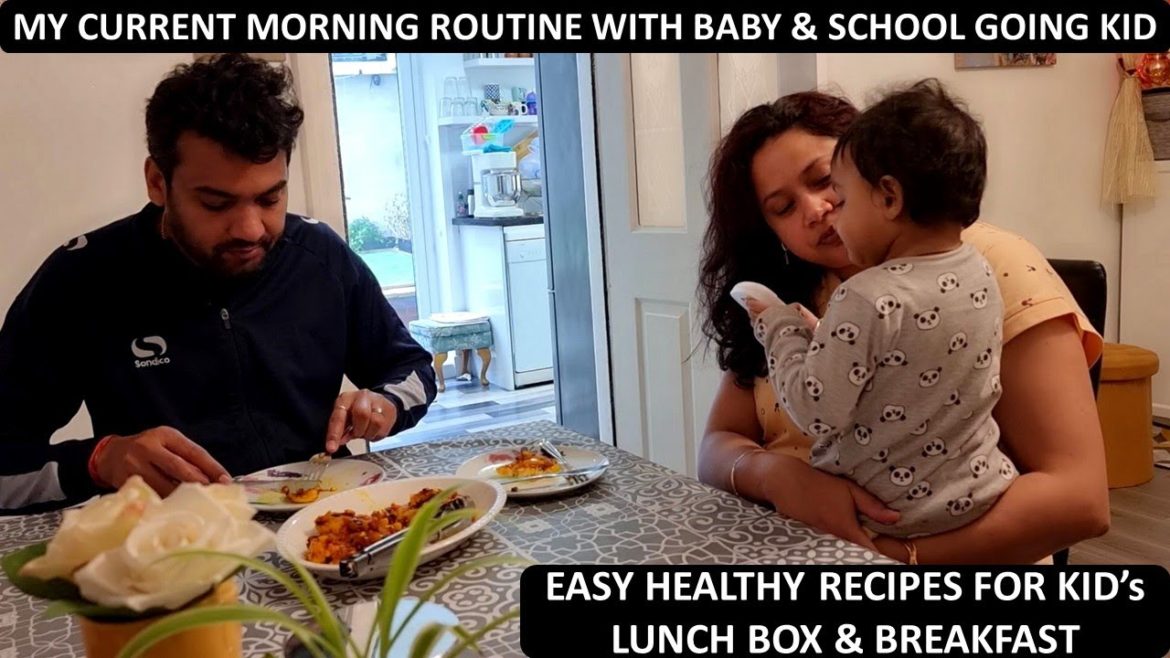 6 AM Morning Routine - Kid's School Lunch Box & Breakfast Recipe | Indian Mom's Busy Morning Routine