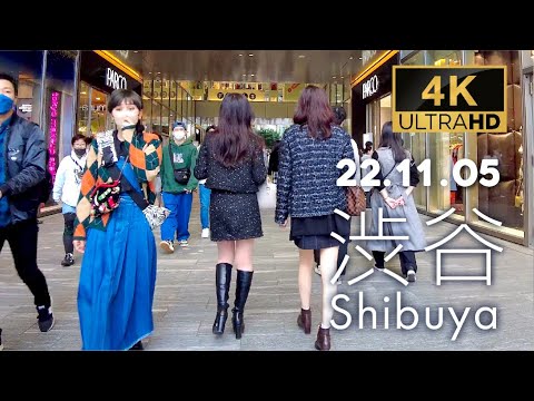 Tokyo Walk, Shibuya in early November, 4K Virtual Tour | 11月上旬の渋谷散歩, 東京 Tokyo Walk, Shibuya in early November, 4K Virtual Tour | 11月上旬の渋谷散歩, 東京