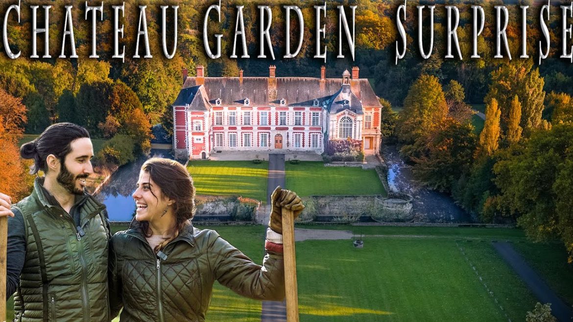 Our Chateau Garden Surprise Was Hidden In The Trees!  |  French Chateau Renovations