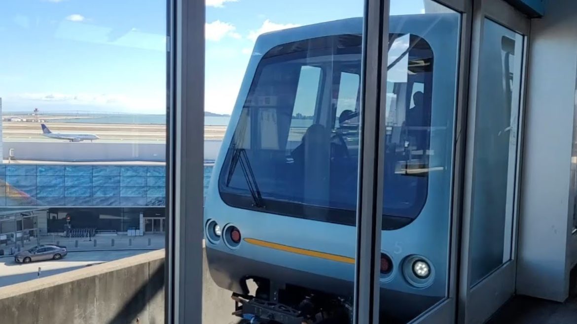 AirTrain Ride ~ SFO ~ San Francisco International Airport