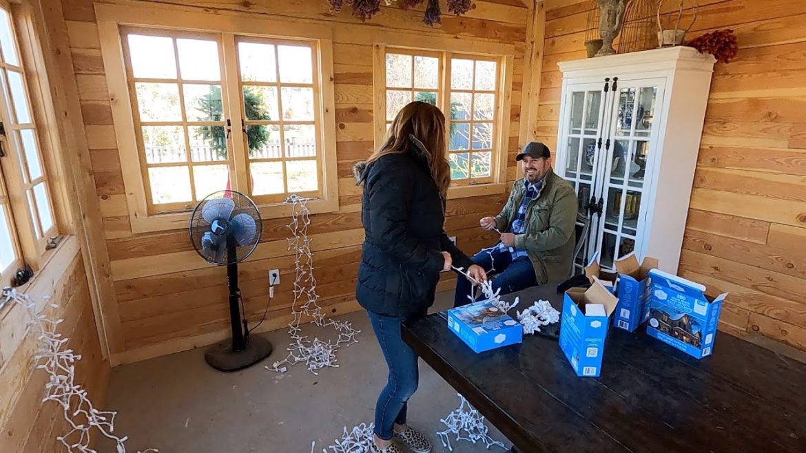 Garden Answer: Fixing Up the Flower Shed for Christmas! 🏡🎄❤️ // Garden Answer Fixing Up the Flower Shed for Christmas! 🏡🎄❤️ // Garden Answer